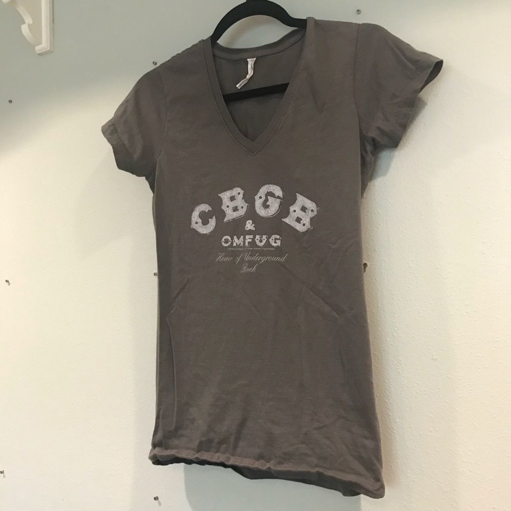 CBGB OMFUG rock club graphic t shirt